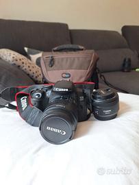 Kit Canon EOS 650D + Obiettivo 18-55mm + 50mm f/