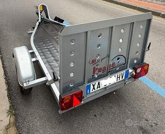 Carrello rimorchio porta moto