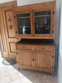 Credenza da cucina castagno 