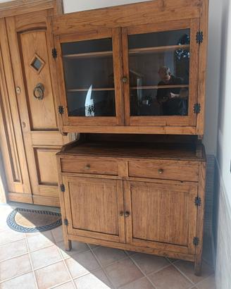 Credenza da cucina castagno 