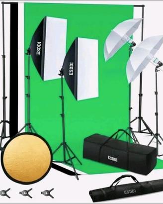 Kit Illuminazione Fotografica da studio