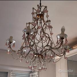 Lampadario vetro murano 