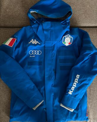 Giacca da sci montagna Kappa 6cento FISI blu L