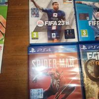 Fifa 19, Fifa23, Far Cry Primal, Spiderman