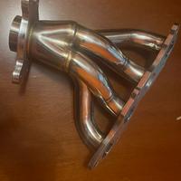 Collettore di scarico civic 4 in 1 acciaio