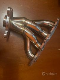 Collettore di scarico civic 4 in 1 acciaio