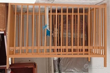 LETTINO BIMBO IKEA LEGNO COME NUOVO