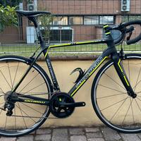 Bici corsa rim carbonio Saccarelli Zero Uno