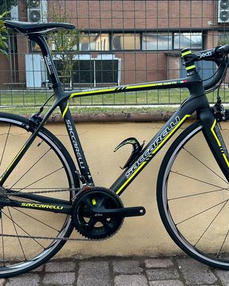 Bici corsa rim carbonio Saccarelli Zero Uno