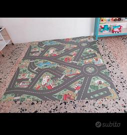 Tappeto gioco "città " per bambini