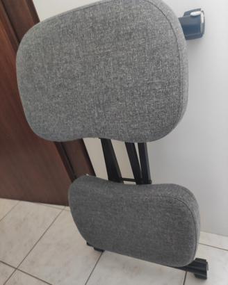 sedia posturale con appoggio per ginocchia
