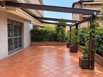 Pergotenda corradi in legno 5,35x4,4m - 1500€