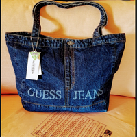 Borsa Guess in denim originale nuova