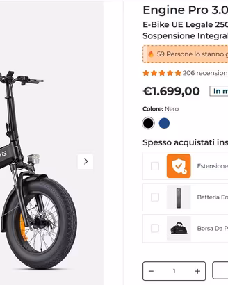 Bici Elettrica Engwe Engine Pro 3.0 Boost