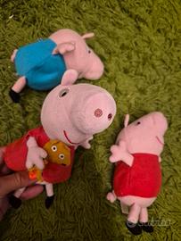 Pupazzi Peppa pig set 3 pezzi