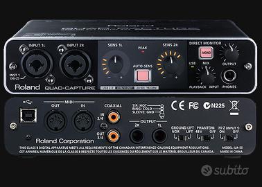 Roland quad capture interfaccia audio