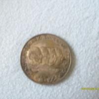 moneta argento del cinquantennale del canale di pa