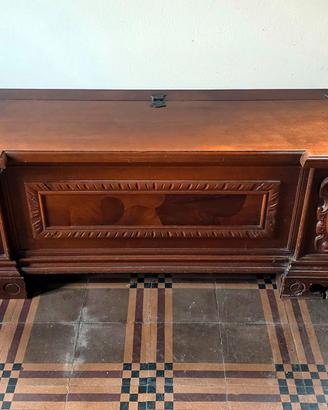 Cassapanca vintage anni ‘50/’60 in legno 