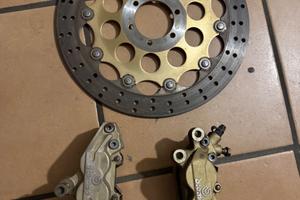 Pinze Brembo oro + disco flottante Ducati