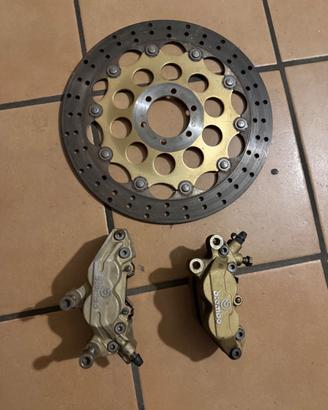 Pinze Brembo oro + disco flottante Ducati