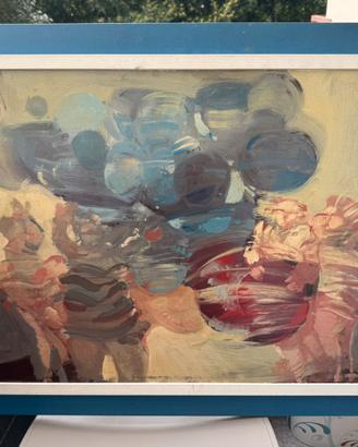 Mario Madiai . Le ballerine. Olio su tavola