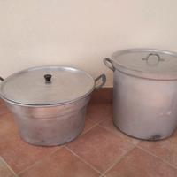 Pentole alluminio per conserva pomodoro/salsa