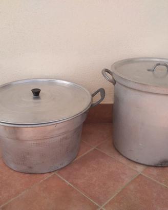 Pentole alluminio per conserva pomodoro/salsa