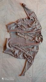 Coprispalla donna lungo argento misura 2