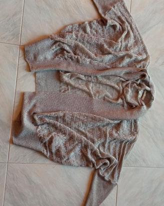 Coprispalla donna lungo argento misura 2