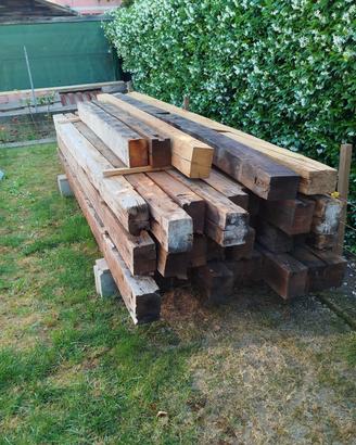 travi di legno 