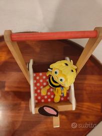 Carrellino Primi passi in legno