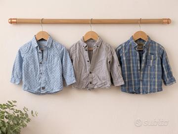 Set 3 camicie bimbo 12 mesi