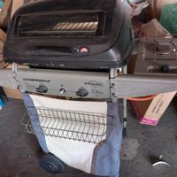 Barbecue a gas con ruote