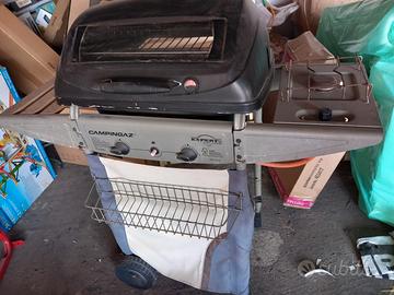 Barbecue a gas con ruote