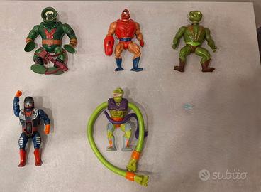 5 Action Figure He-Man - Motu - anni 80 giocattoli