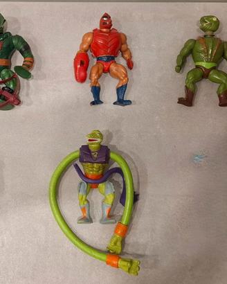 5 Action Figure He-Man - Motu - anni 80 giocattoli