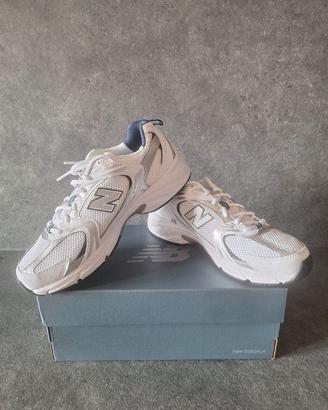 New Balance 530 White Silver Navy 37.5