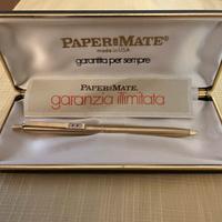 Penna Papermate crome gold anni 80