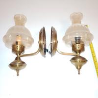 2 applique in ottone 