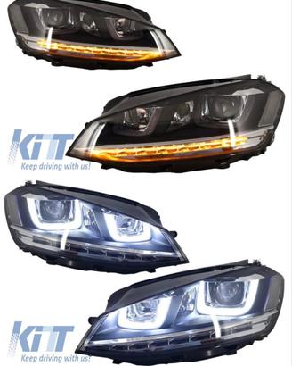 Coppia fari anteriori vw golf 7