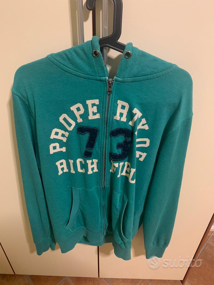 Felpa Richfield uomo con zip e cappuccio Abbigliamento e Accessori In vendita a Lodi