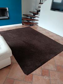 Tappeto Ikea marrone pelo lungo