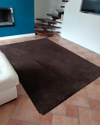 Tappeto Ikea marrone pelo lungo