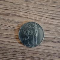 moneta 100 lire. 1956