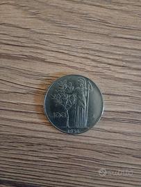moneta 100 lire. 1956