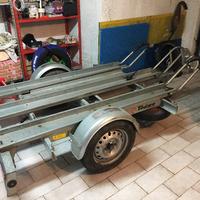 Carrello portamoto 3 posti