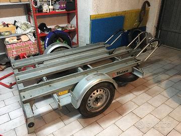 Carrello portamoto 3 posti