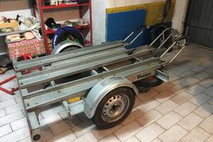 Carrello portamoto 3 posti