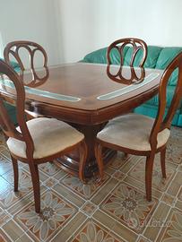 Sala da pranzo in noce massello. AFFFARE 