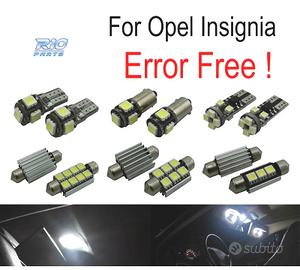 KIT 12 LAMPADE LED INTERNE OPEL INSIGNIA SEDAN BER